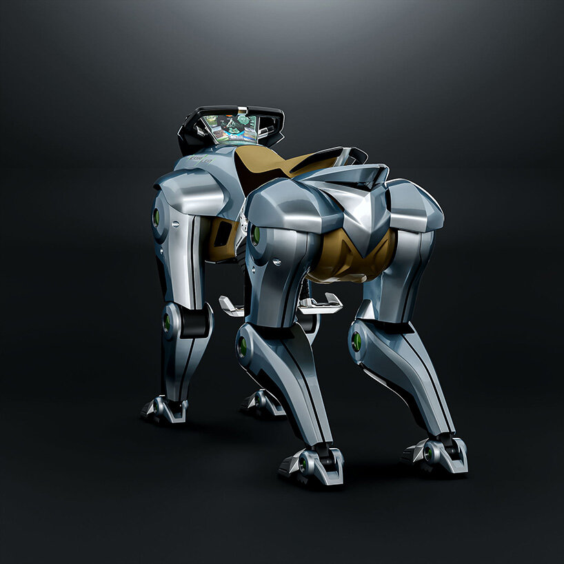 kawasaki unveils CORLEO, a four-legged robot with hooves that walks, rides, and climbs