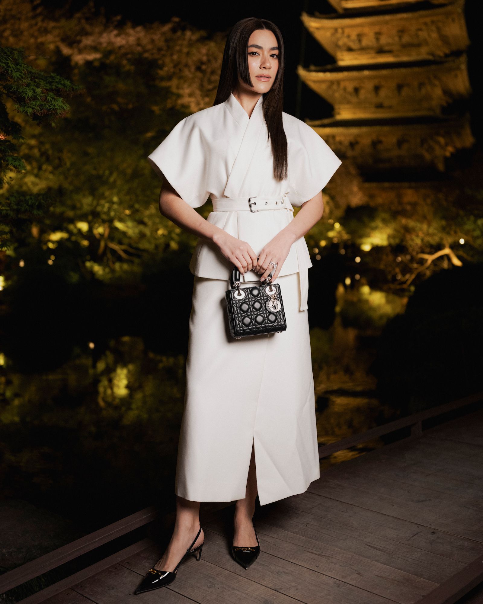 Kimberley Anne Woltemas at the Dior Fall/Winter 2025 fashion show in Kyoto, Japan