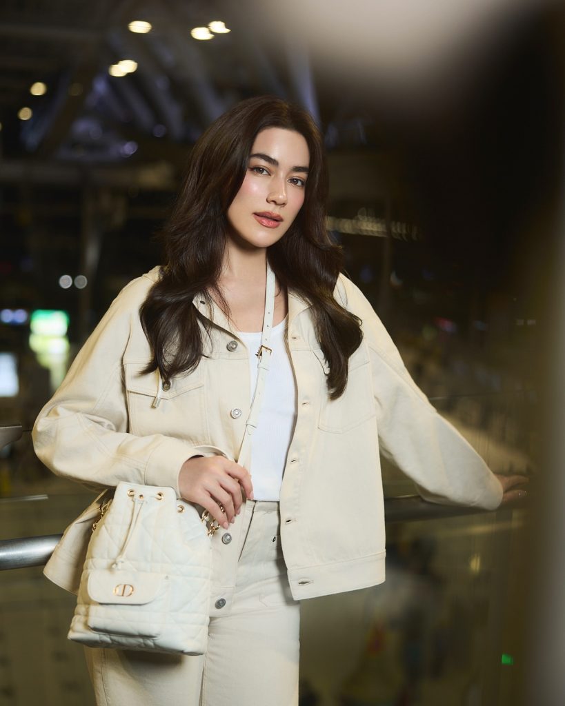 Kimberley Anne Woltemas spotted on her way to Kyoto for the Dior Fall/Winter 2025 fashion show (Photo: Instagram / kimmy_kimberley)