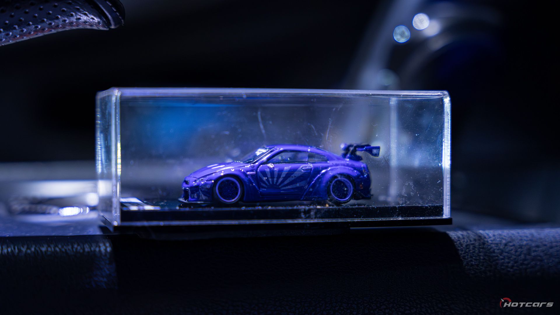 Purple Liberty Walk Nissan GT-R miniature
