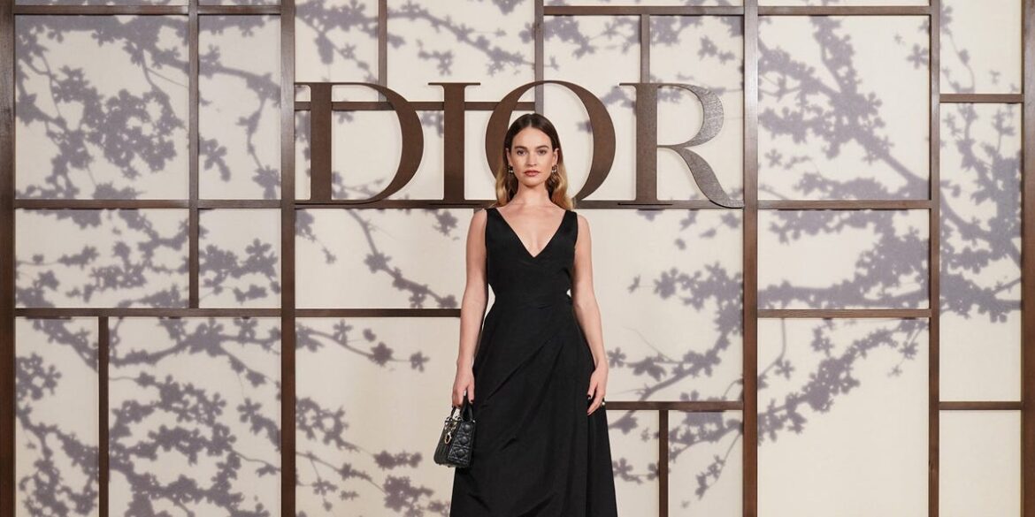 Lily James On Her Personal Style And Dressing Up For Dior In Kyoto
