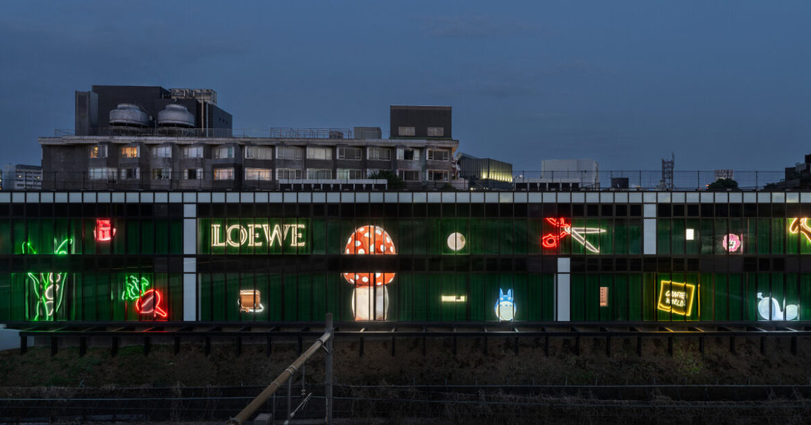 OMA's 'crafted world' exhibition charts loewe's history in tokyo