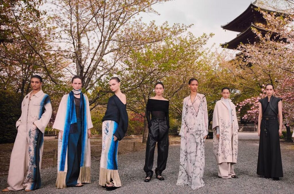 Dior fall 2025 explores cultural dialogue through Japanese influence