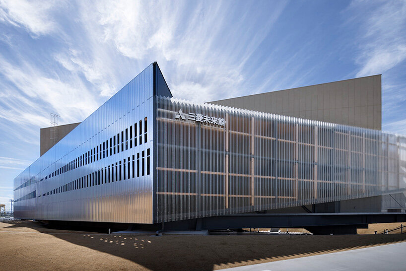 mitsubishi pavilion at expo 2025 osaka hovers like a 'mother ship' above the ground