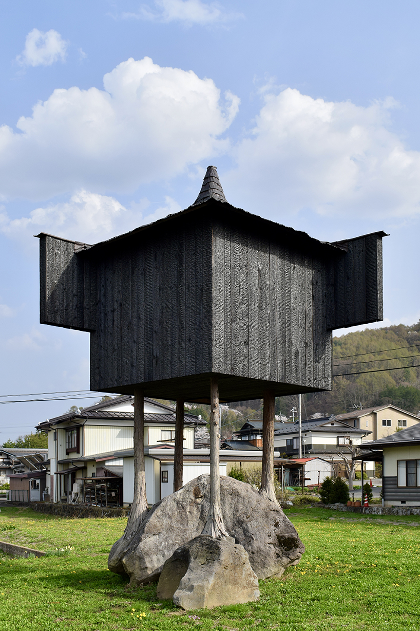 marco capitanio captures terunobu fujimori's curious flying tea houses across japan