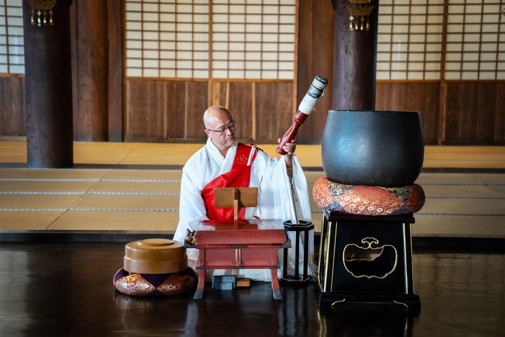 Kojima-san is the head monk of Nichiren Buddhist sect