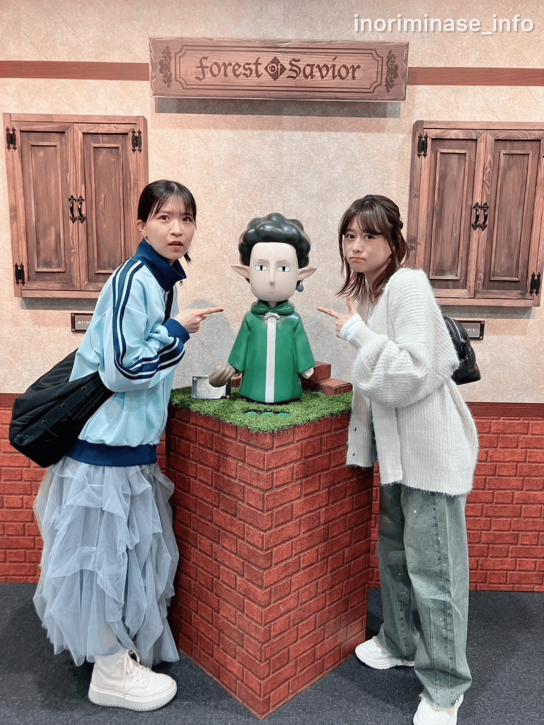 Onishi Saori and Minase Inori at the Yamada-kun Exhibition