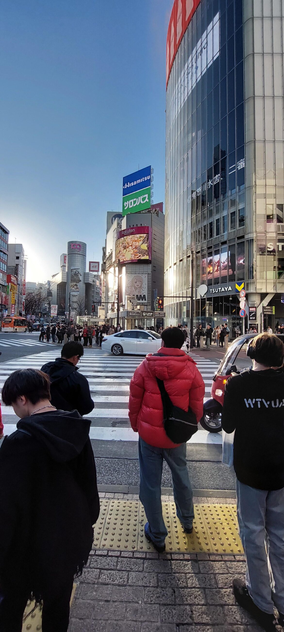 Shibuya Crossing at Sunset