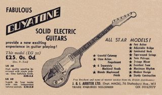 Vintage Guyatone flyer