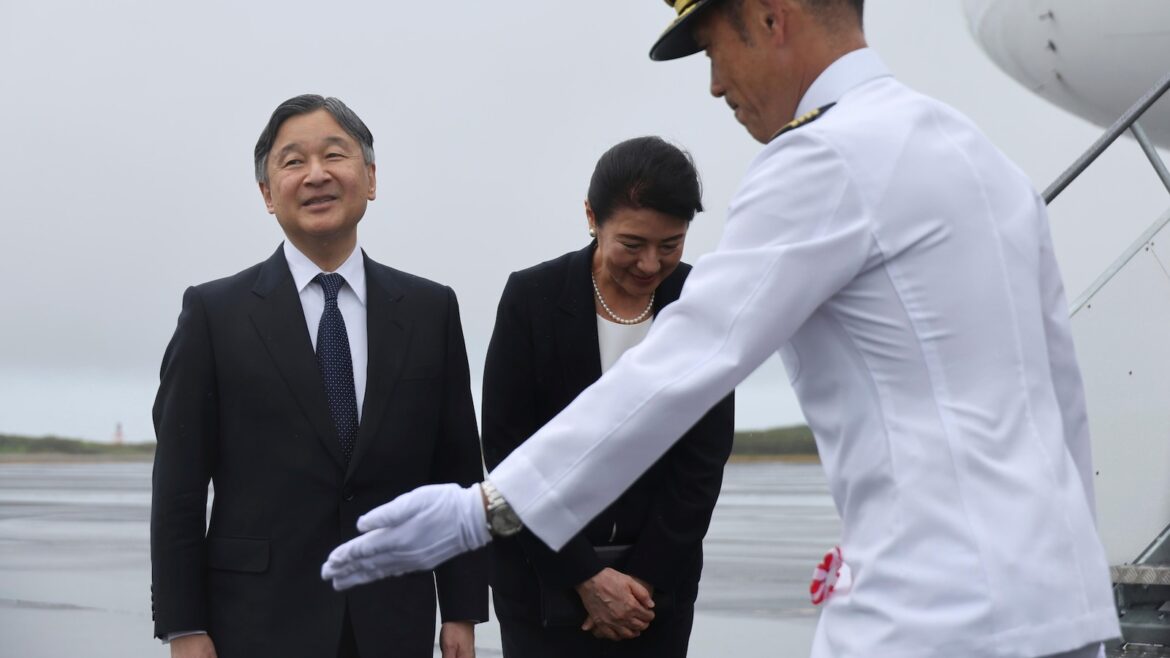 Japanese emperor visits Iwo Jima to honor war dead 80 years after one of WWII’s fiercest battles Japanese emperor visits Iwo Jima to honor war dead 80 years after one of WWII's fiercest battles