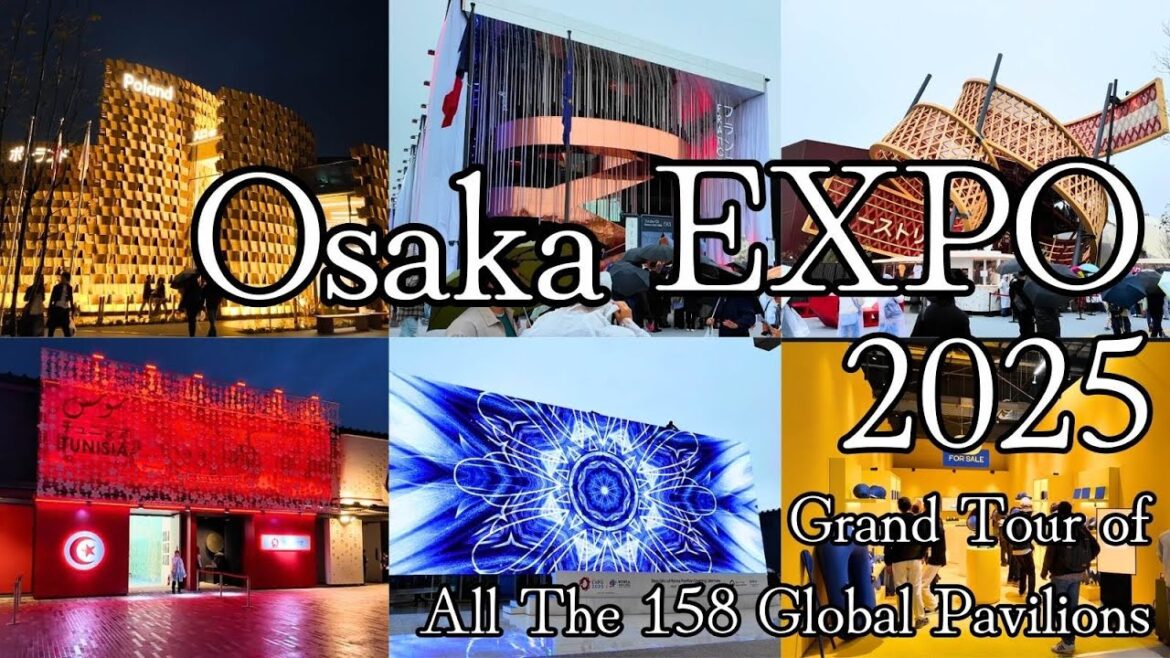 OSAKA EXPO 2025: A Grand Tour of 158 Global Pavilion Exteriors Under One Roof