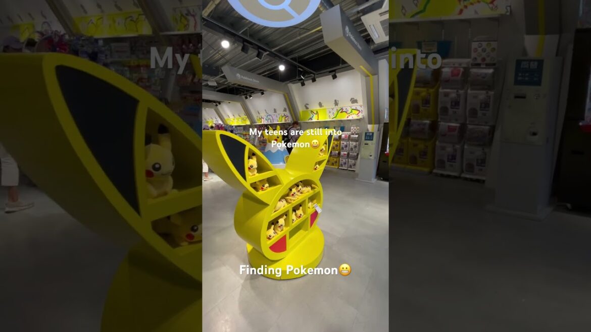 Finding #pokemon is #fun with these #teen ‘s #japan #gotemba #premuim #outlets #shopping for Pokemon