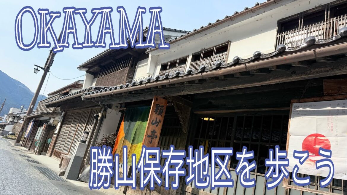 ”晴れの国おかやま”勝山保存地区をぶらりThe old cityscape of Katsuyama City 가쓰야마시의 오래된 거리