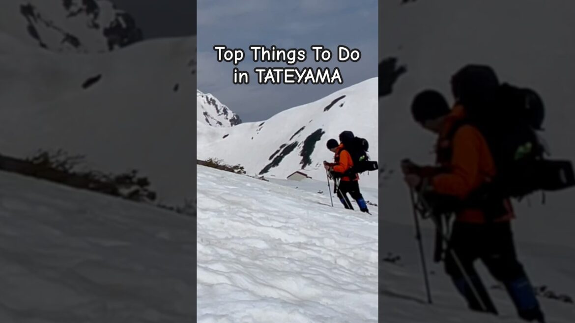 Top Things To Do in Tateyama #japan #travel #japantravel #hike #tateyama #traveldestinations #alps