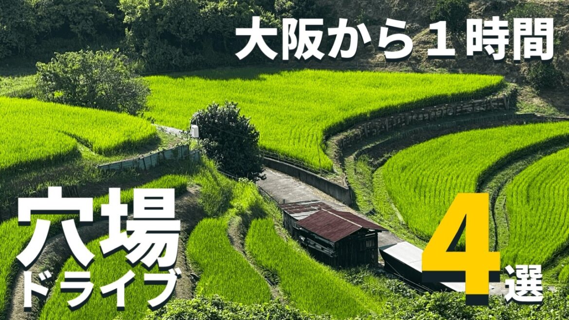 【関西・穴場】大阪から１時間！こんな絶景があったとは・・・日本の原風景と神秘の滝など日帰りドライブ