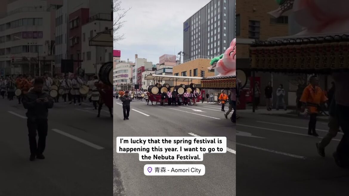 Spring Festival #aomori #city #japan #japaneseculture #springfestival #explore #youtubeshorts