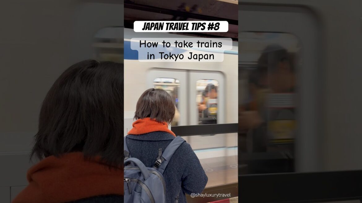How to take trains in Tokyo? 🤔🚅  Let me show you how to use local trains in Japan Travel Tips 8