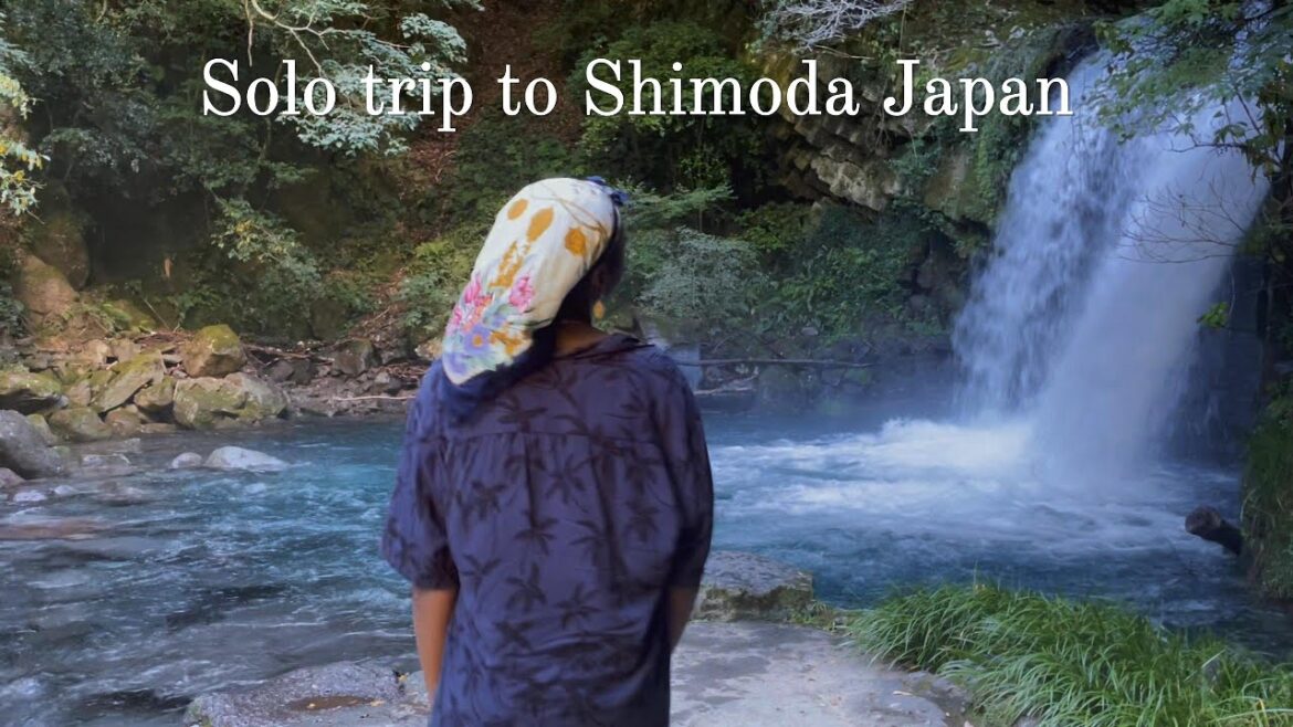 Solo trip to Shimoda, Shizuoka | 7 waterfalls, ryokan stay, café, scenic train ride