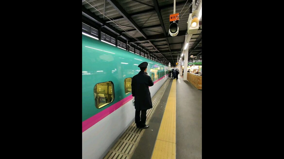 What its really like to arrive on the Shinkansen #japan #bullet #train #shinkansen #arrive #arrival