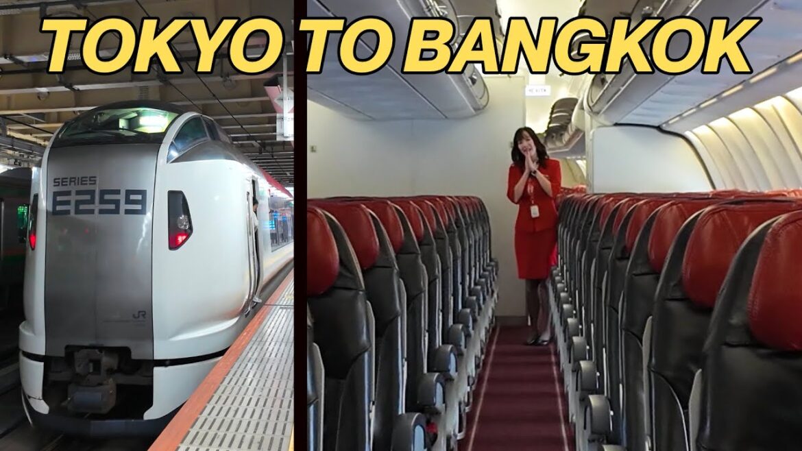 Tokyo Narita Express & Airport to Bangkok DMK on Air Asia