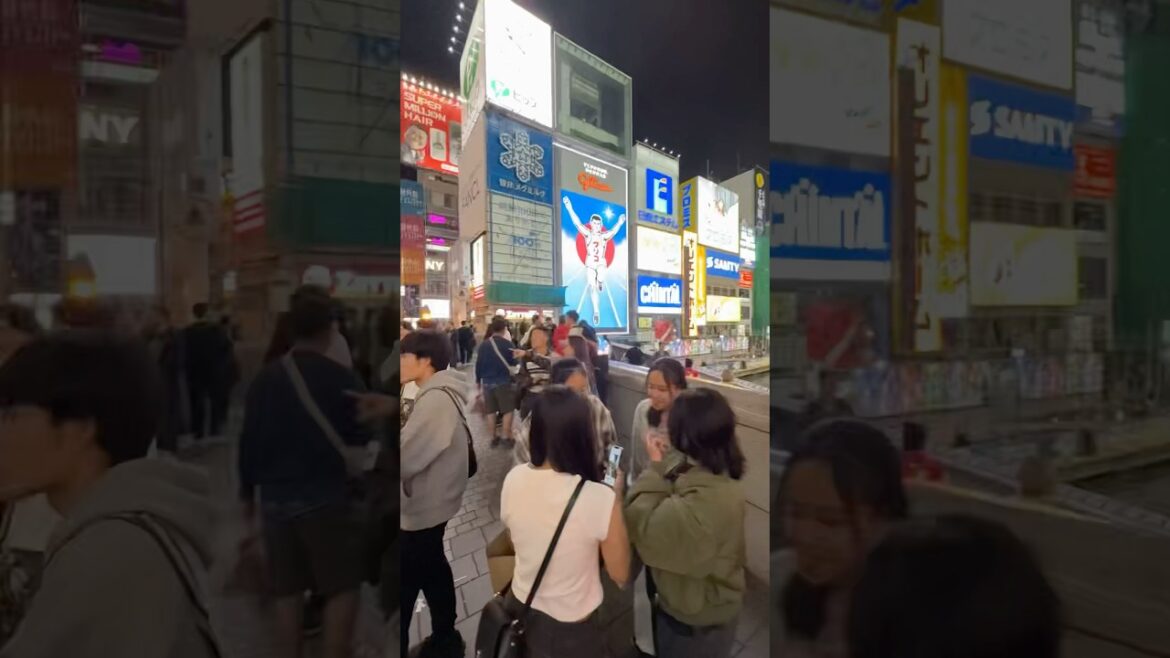 Now Osaka Dotonbori Shinsaibashi #shorts #osaka #visit #expo #timelapse #japan #vlog