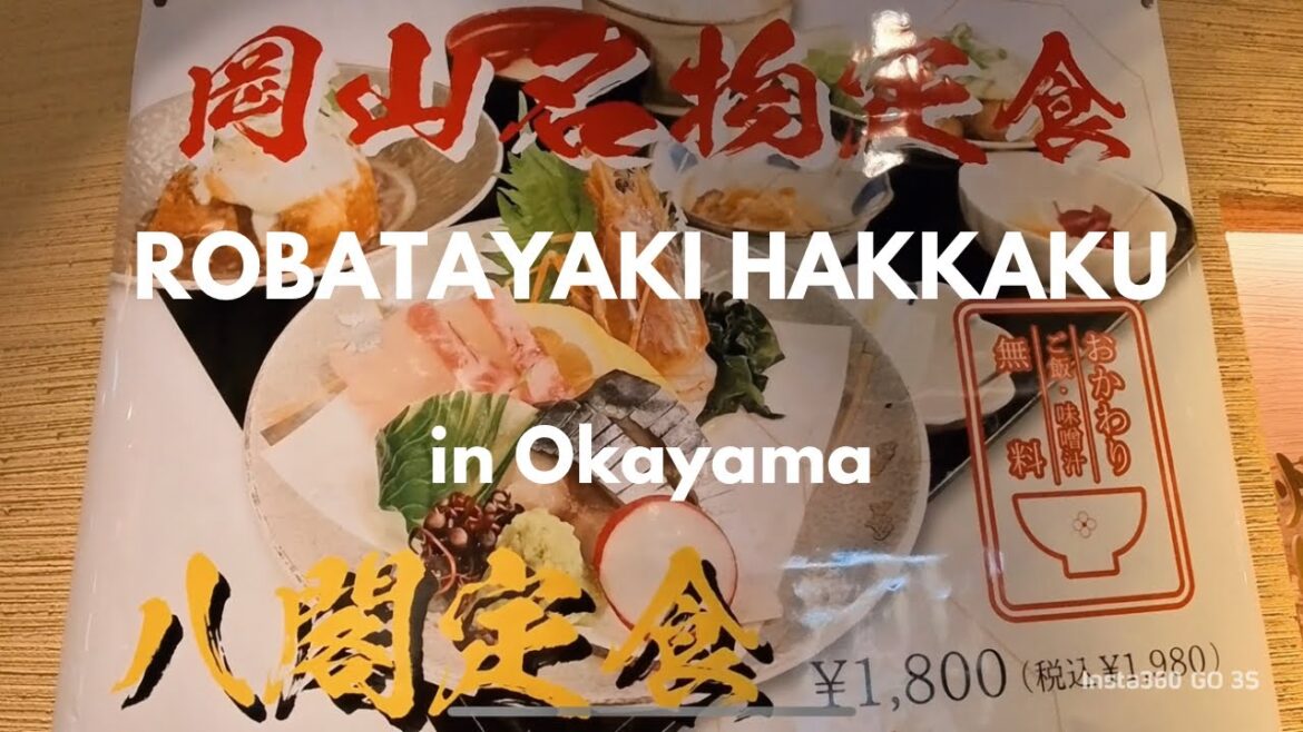 Enjoy Okayama local cuisine at Robatayaki Hakkaku,Japan