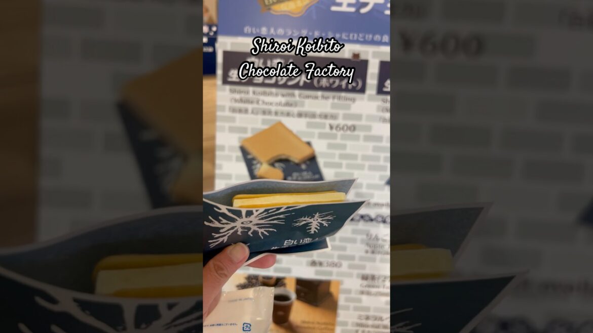 I went to Sapporo to eat Shiroi Koibito #japan #travel #japanesefood #sapporo #dessert #japaneats