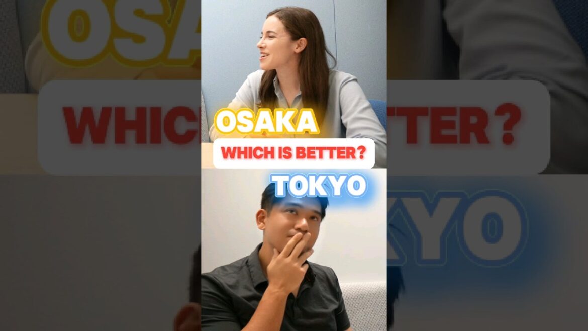 Tokyo vs. Osaka #japantravel