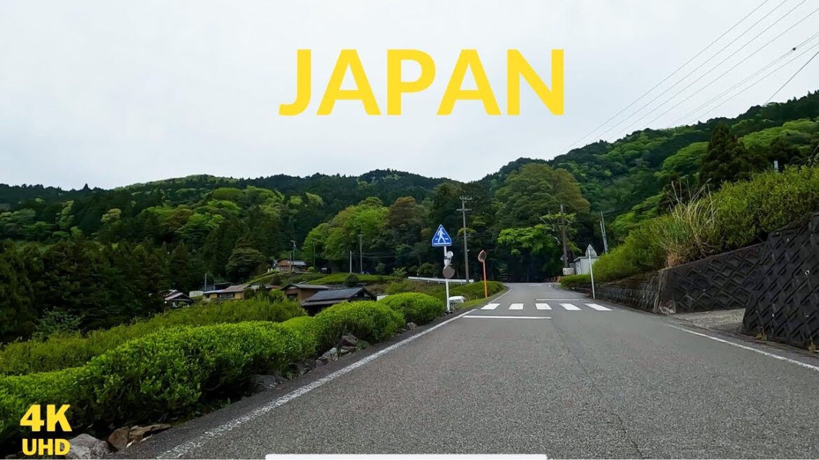 Driving on a mountain route in Japan | Shizuoka Prefecture | scenic drive 4Kš Driving on a mountain route in Japan | Shizuoka Prefecture | scenic drive 4Kš