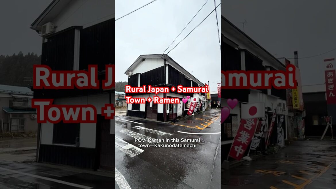 Rural Japan + Ramen + Samurai Town (Kakunodatemachi) = Worth a day trip!ππΎ #akita #akitaprefecture Rural Japan + Ramen + Samurai Town (Kakunodatemachi) = Worth a day trip!ππΎ #akita #akitaprefecture