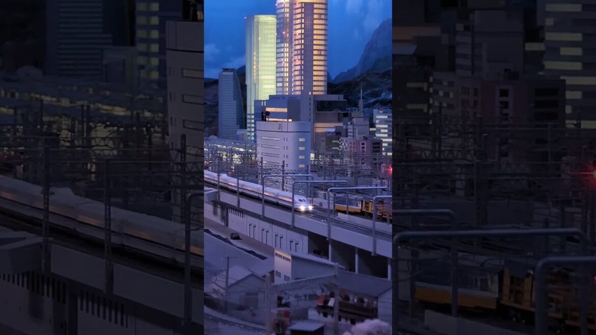 Model trains are like a little tilt shifted Japan. what a treat Model trains are like a little tilt shifted Japan. what a treat