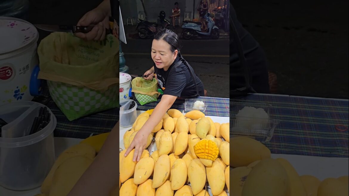 Mango Sticky Rice - Thai Street Food