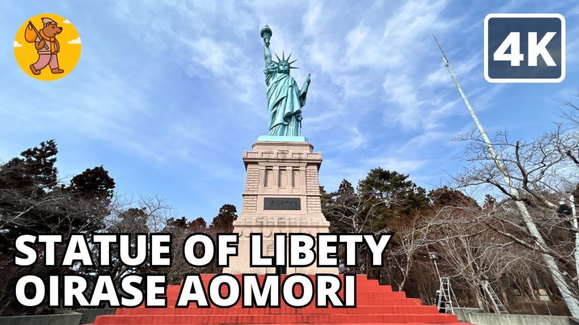 4K Statue of Liberty in Aomori 4K Japan Walking Tour 4K Statue of Liberty in Aomori 4K Japan Walking Tour