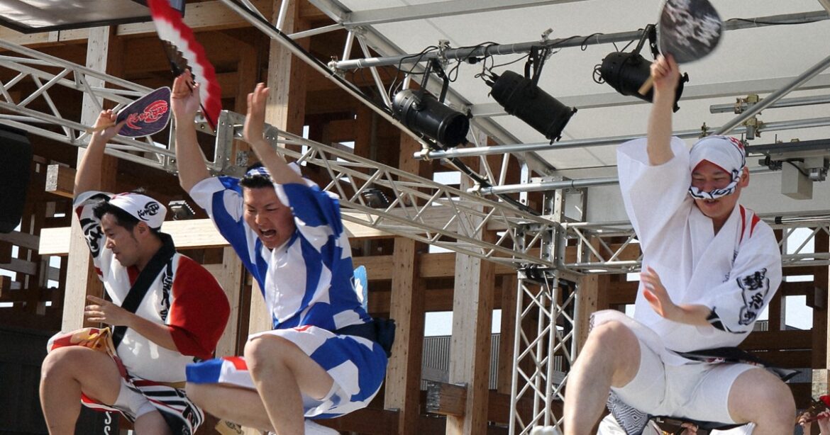 10,000 participants join biggest ever Awa Odori circle dance at World Expo in Osaka 10,000 participants join biggest ever Awa Odori circle dance at World Expo in Osaka