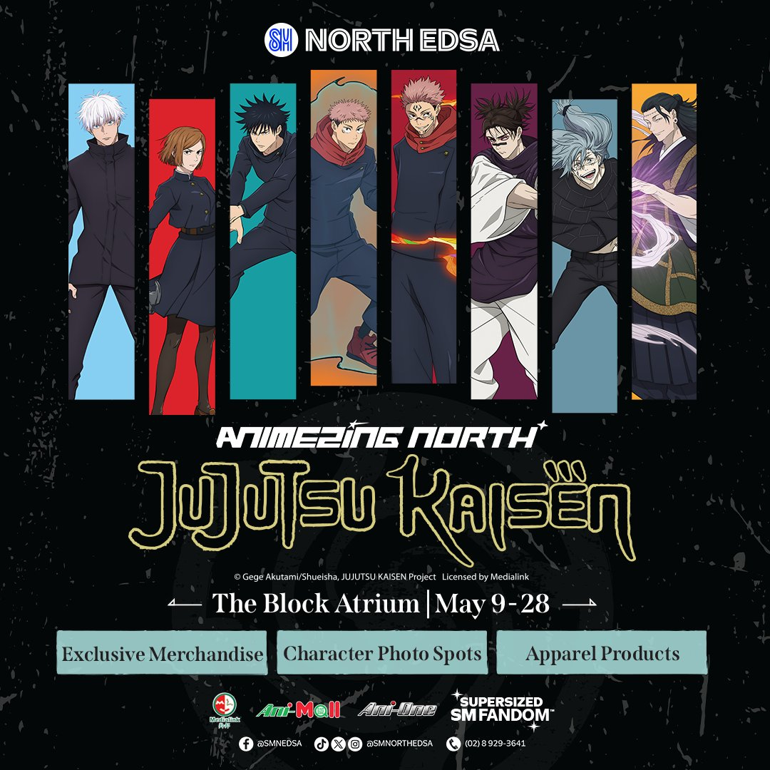 Animezing North: JUJUTSU KAISEN at SM North Edsa Philippines