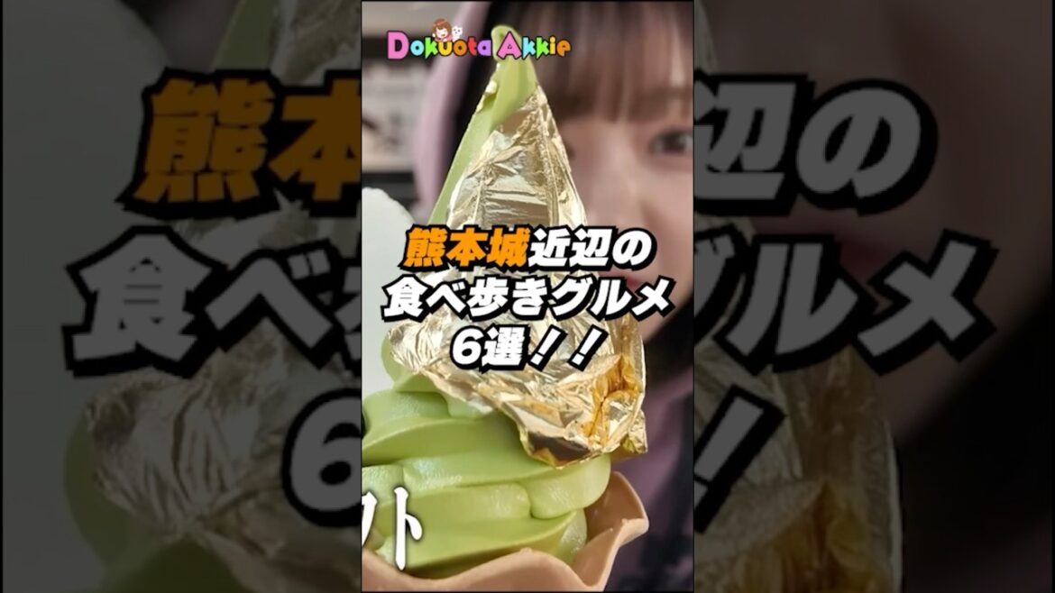 熊本城の城下町で限界食べ歩きしてみた！！　#旅行 #グルメ