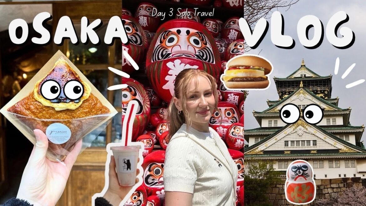 What to Do in Osaka Alone 🇯🇵 Katsuoji, McDonald’s Japan Taste Test & Osaka Castle