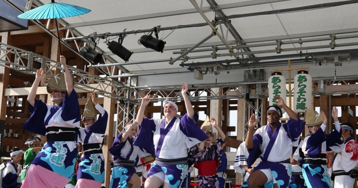 In Photos: Giant Awa Odori dance event brings excitement to World Expo in Osaka In Photos: Giant Awa Odori dance event brings excitement to World Expo in Osaka