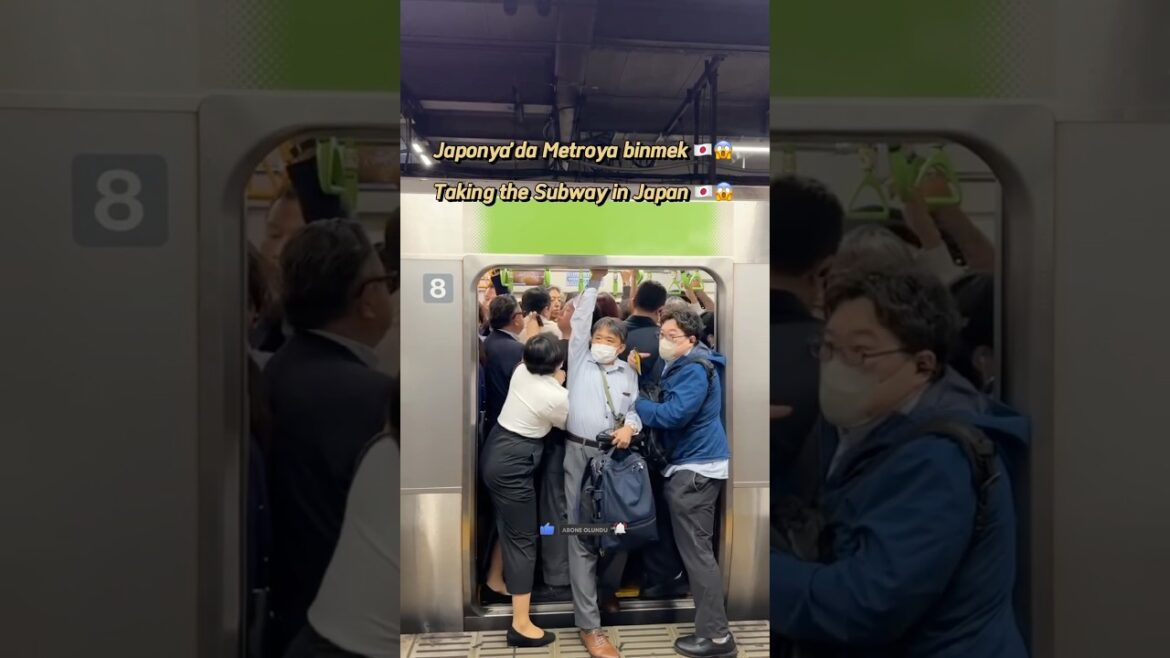 Japonya’da Metroya Binmek 🇯🇵😱 #japonya #japon #gezi #seyahat