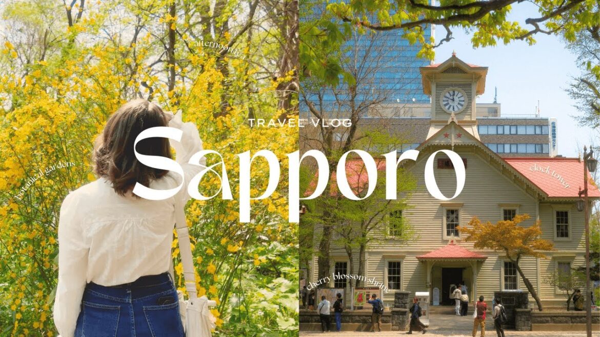 sapporo in spring, hokkaido vlog – clock tower, flowers, afternoon tea, cherry blossoms sapporo in spring, hokkaido vlog - clock tower, flowers, afternoon tea, cherry blossoms