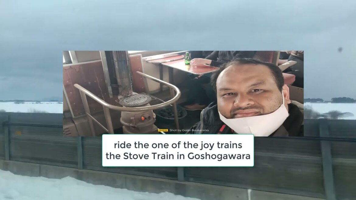 8th Japan winter trip series ep 17 | The beautiful snow view in Aomori Region | Enter Seikan Tunnel