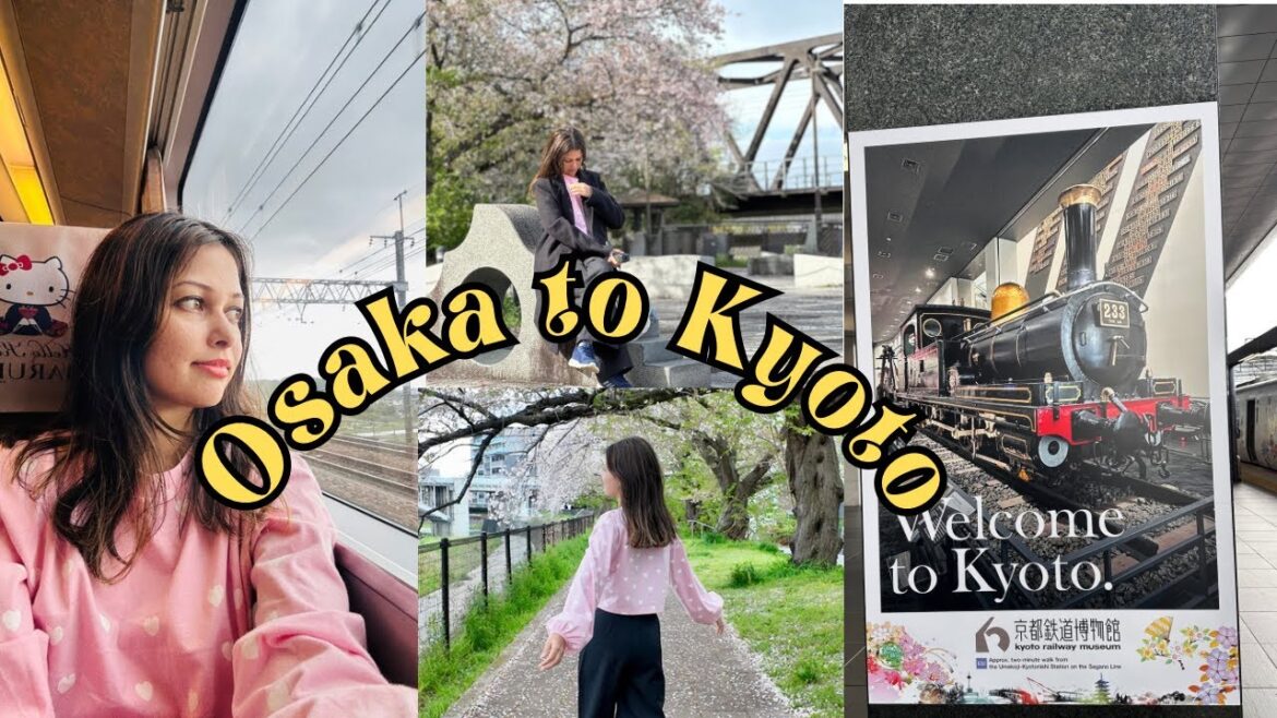 Vlog4 Osaka ඉඳන් Kyoto යන ලේසිම විදිහ🇯🇵How to use JR Haruka🚆Best place to stay in Kyoto🪭 #japanvlog