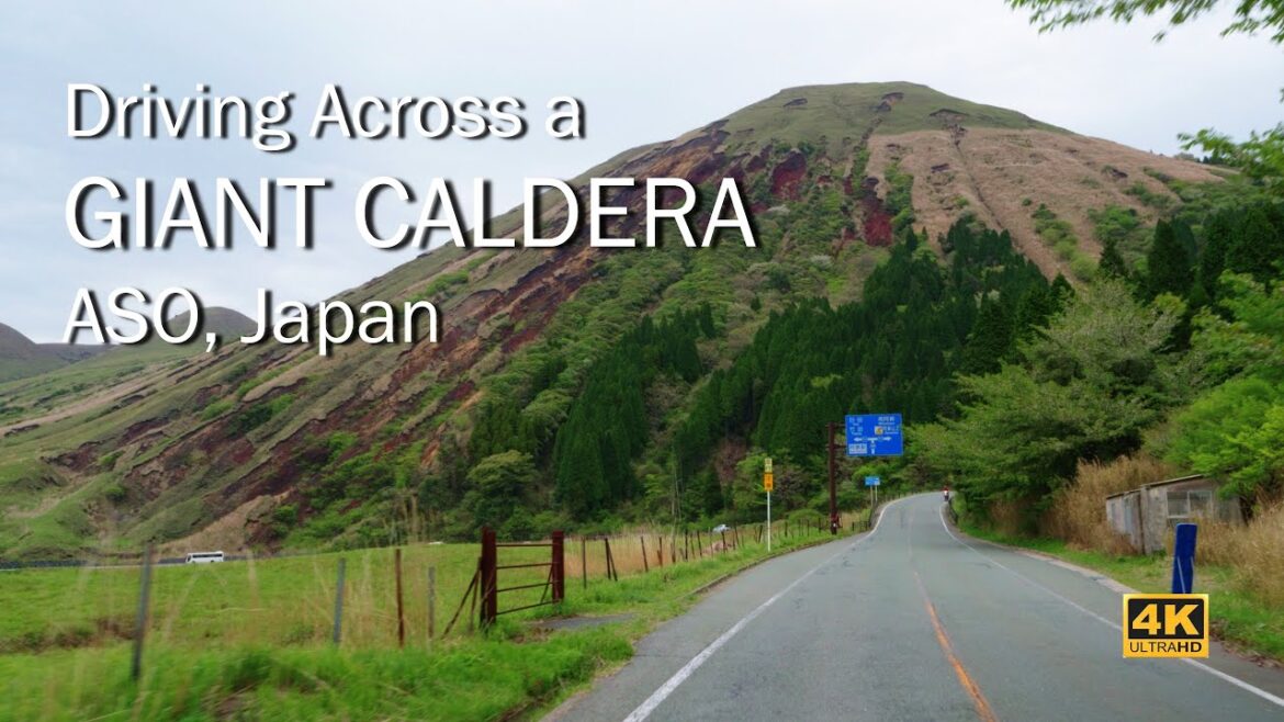 Driving Through One of the World’s Largest Caldera | ASO, Japan 2025 [4K/60fps]