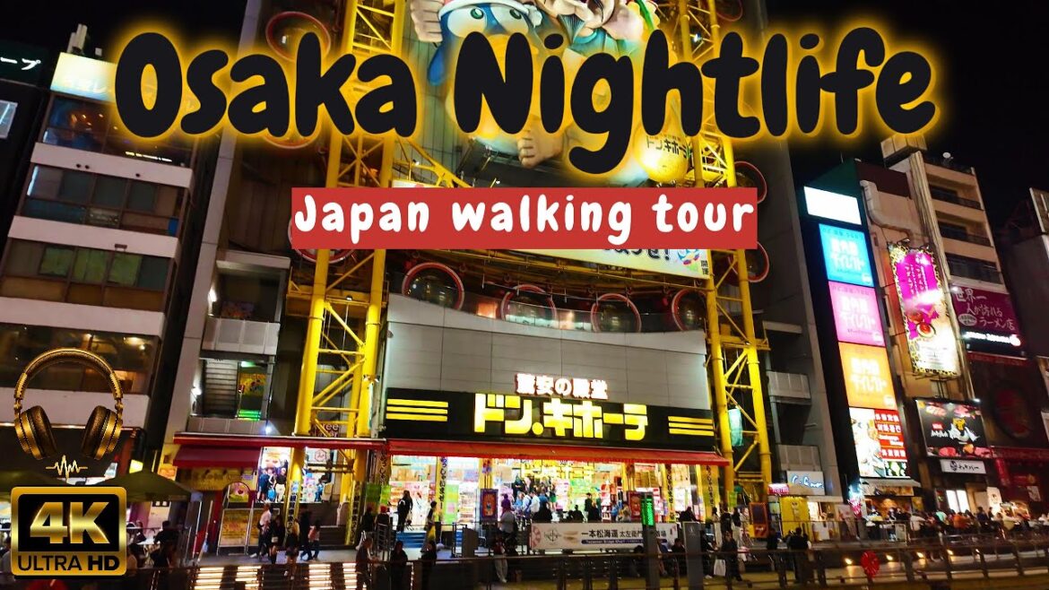 Osaka Night Walk: 4K RAW Footage of Dotonbori’s Electric Nightlife (No Music, Pure Sounds) 🌃🇯🇵