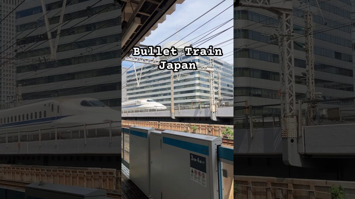 Bullet Train In #japan #travel #vlog #bullettrains #tokyo #shorts