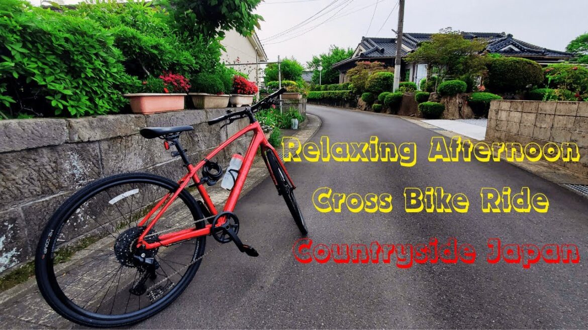 Relaxing Afternoon Cross Bike Ride | Countryside Japan
