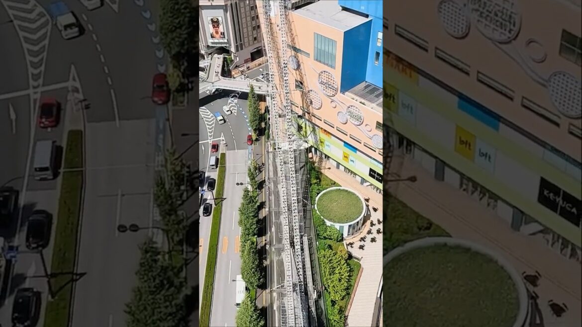 The Roller Coaster in the Heart of Tokyo #shorts #pov