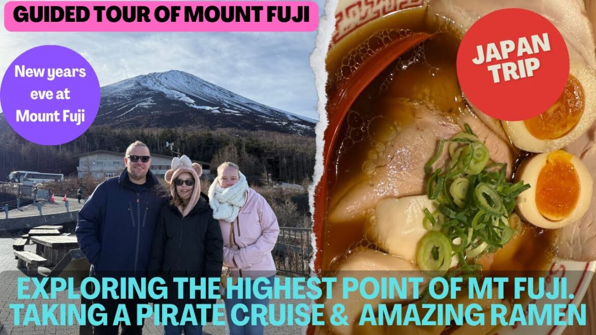 New Year’s Eve guided tour to Mount Fuji, Lake Ashi cruise, Tokyo station anime and Ramen street.