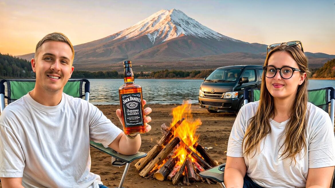 We Camped at Japan’s Incredible Mt Fuji Lake 🇯🇵 (Japan Road Trip)