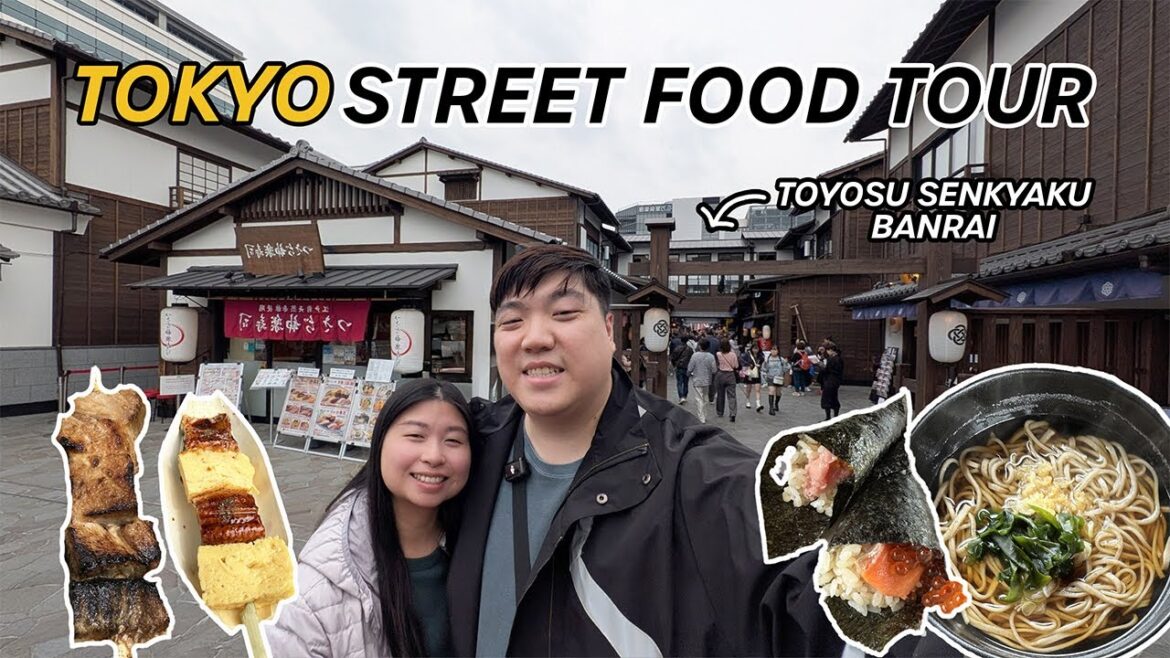Japanese Street Food Tour Through Tokyo's Newest Edo Seafood Market | Toyosu Senkyaku Banrai & Onsen